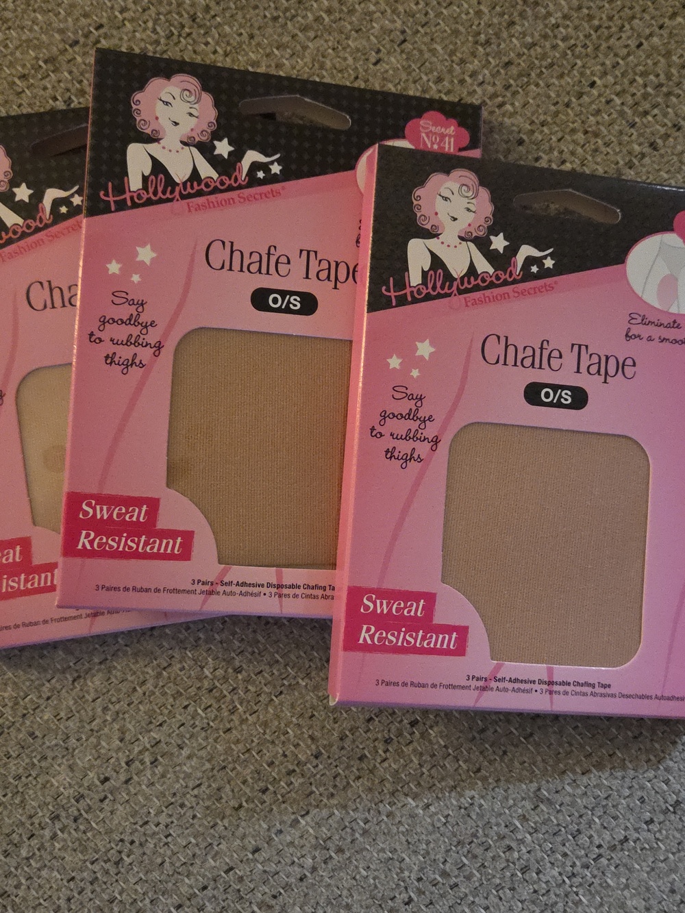 Hollywood Fashion Secrets Chafe Tape - Brown (O/S)